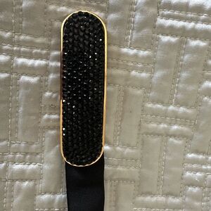 Judith Leiber Black and Gold Signature Belt